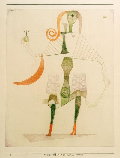 Female Costume Mask by Paul Klee